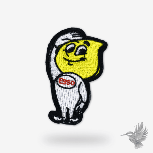 Esso retro logo stygemærke og patch til knallerten