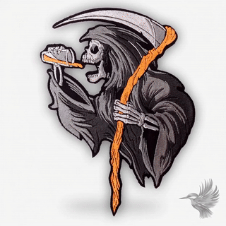 Grim Sipper patch – Døden tager en tår