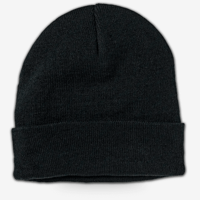 Personlig Beanie og Hue Få Dit Navn Broderet sort beanie, blød og slidstærk, tilpasset med valgfri tekst.