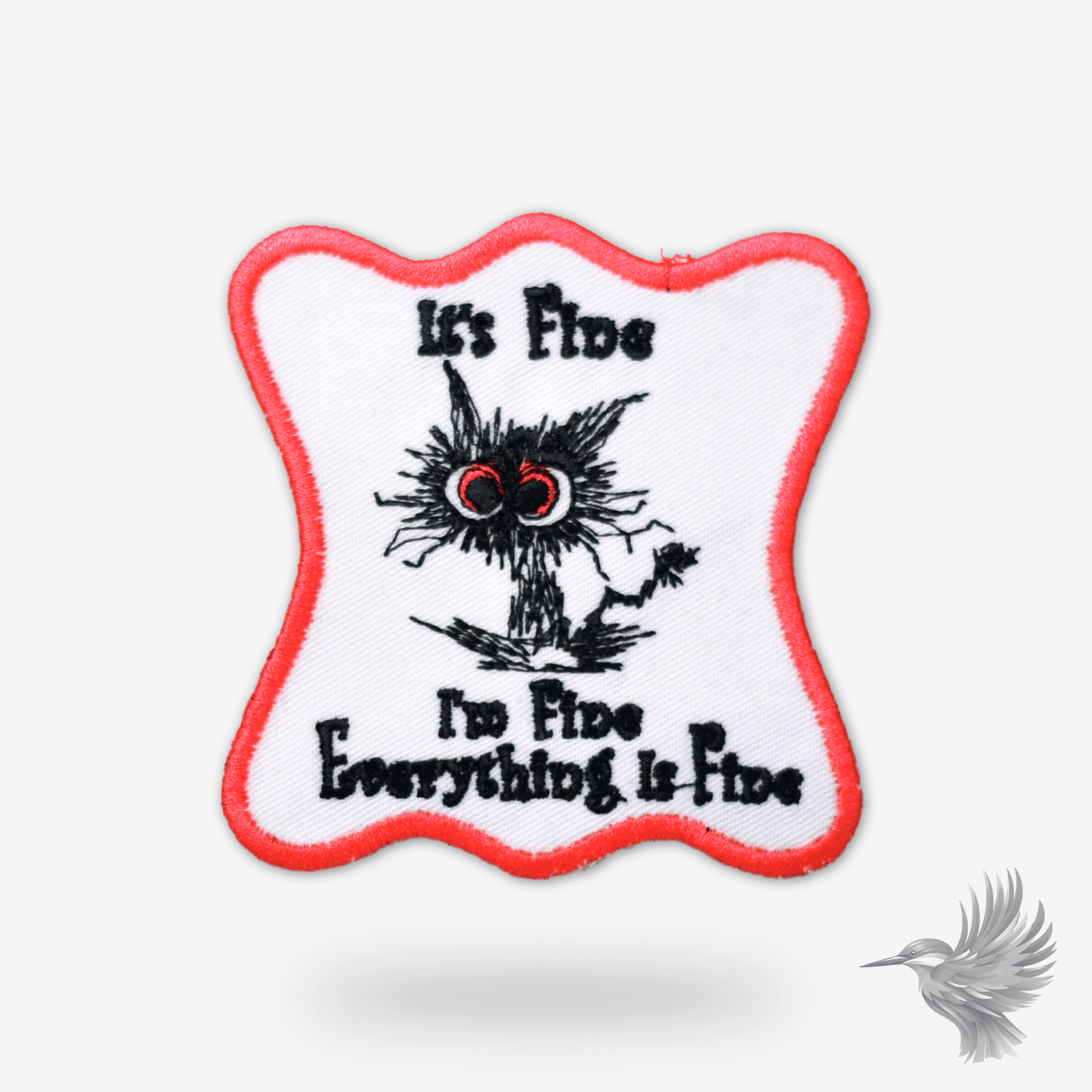 It’s Fine” Patch – Sjovt Design strygemærke