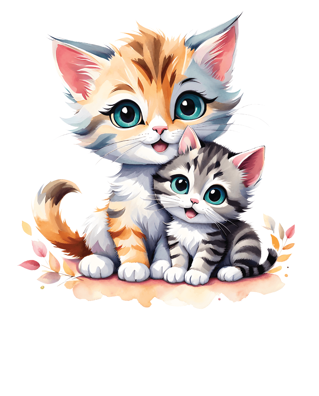 Køb baby bodystocking til både drenge og piger med dyreunger og trykt med eget navn