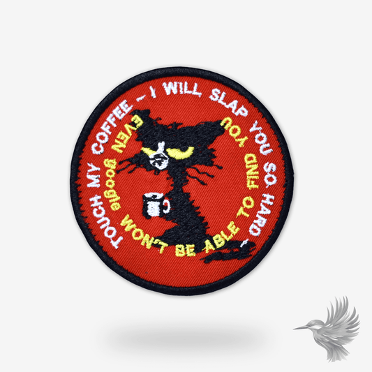 Touch my coffee - Kaffe Patch - Strygemærker & Stofmærker