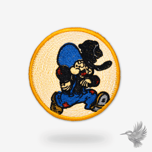 Klaus Kludder Patch – Sjovt Stofmærke og Strygemærke