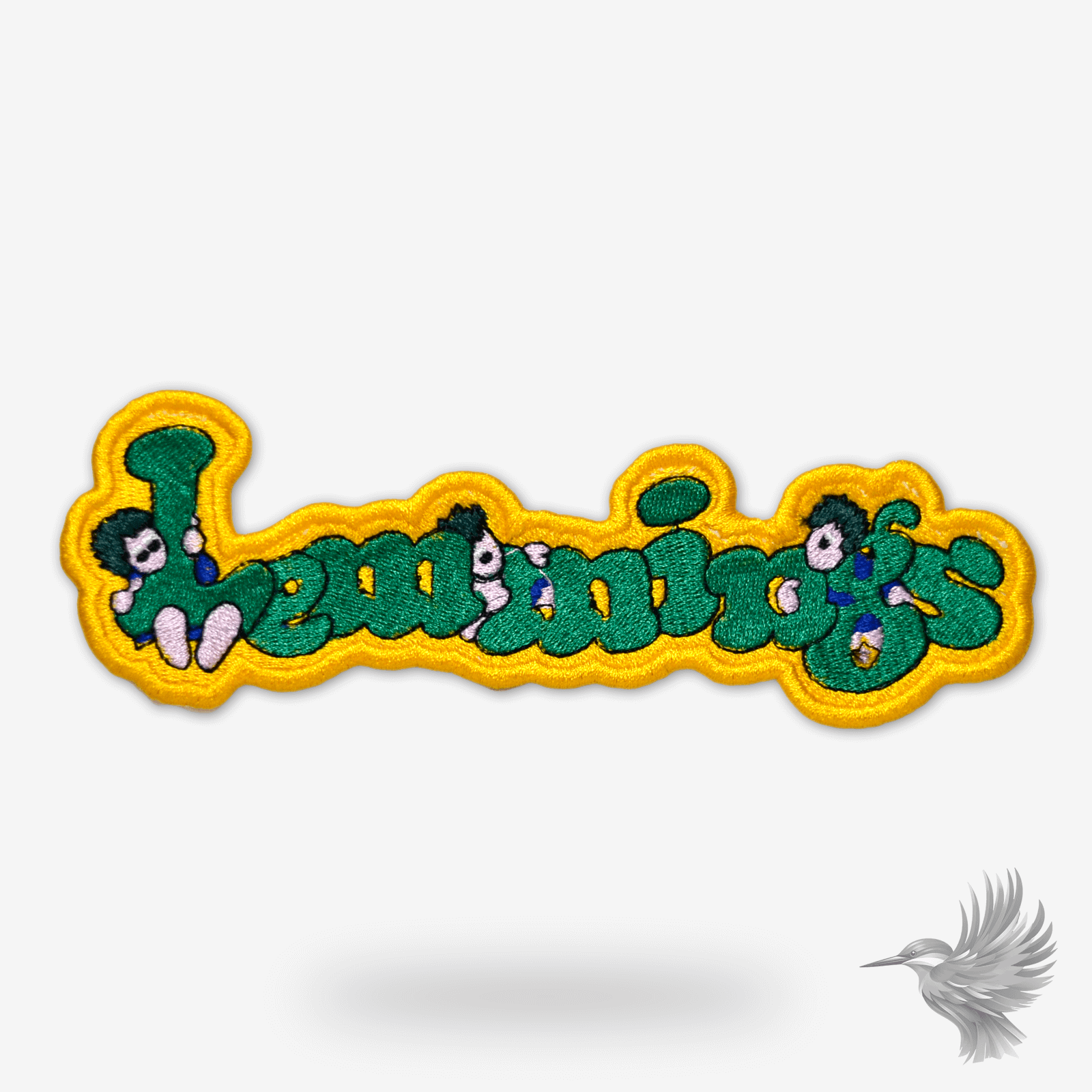Lemmings retro gaming patch – Klassisk Arcade Design