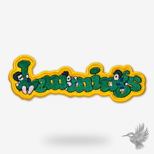 Lemmings retro gaming patch – Klassisk Arcade Design