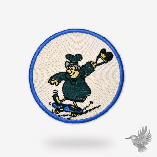 Momsemor patch – Stofmærke med skateboard