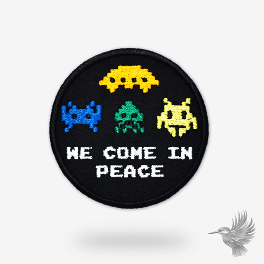 Space Invaders Patch - Retro Gaming Stofmærker og Strygemærker