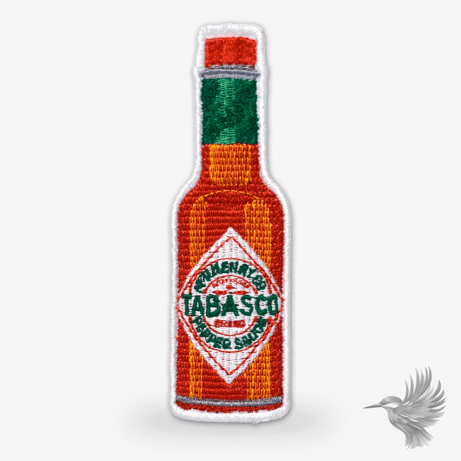 Tabasco Broderet strygemærke