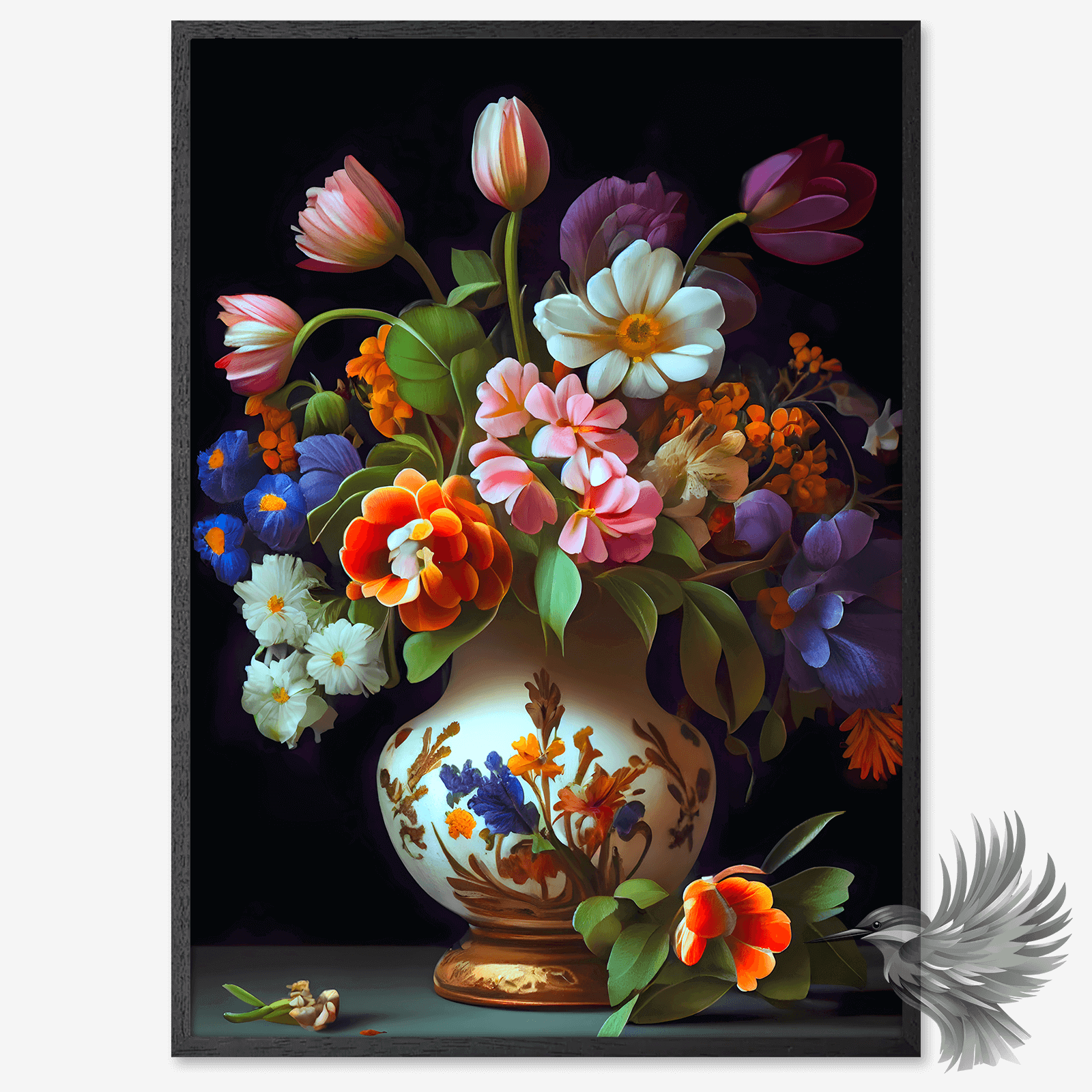 Tulipaner i vase - skønhed til dit hjem med denne plakat