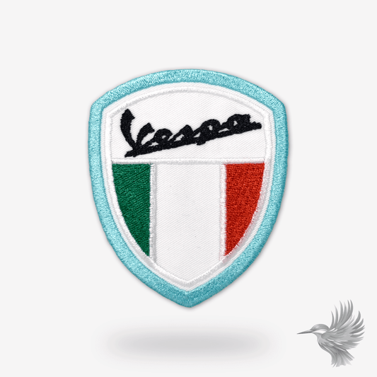 Vespa Logo Patch - Italiensk Stil