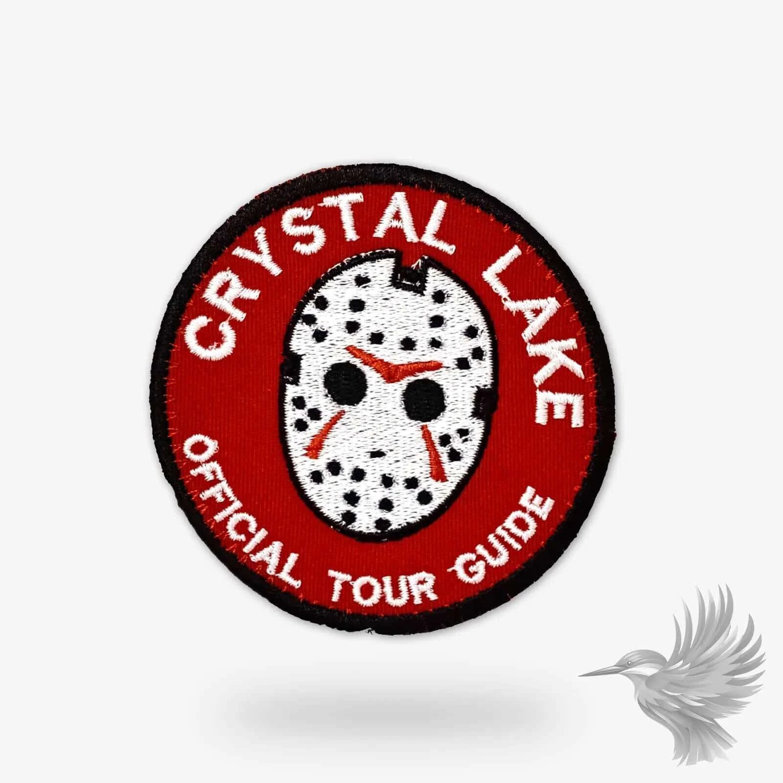 ason som tour guide ved Crystal Lake strygemærke