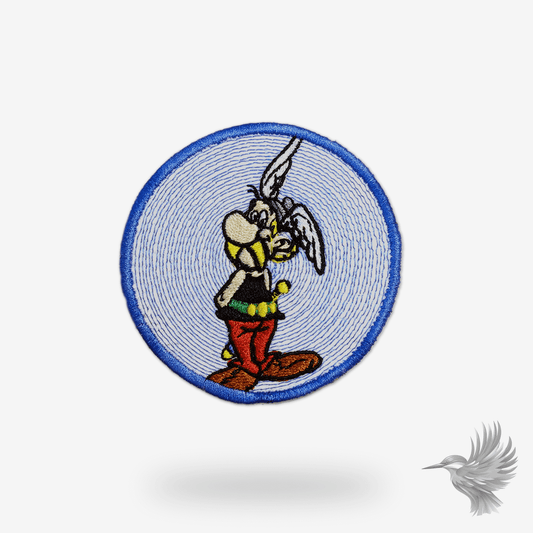 Asterix broderet patch strygemærke lap