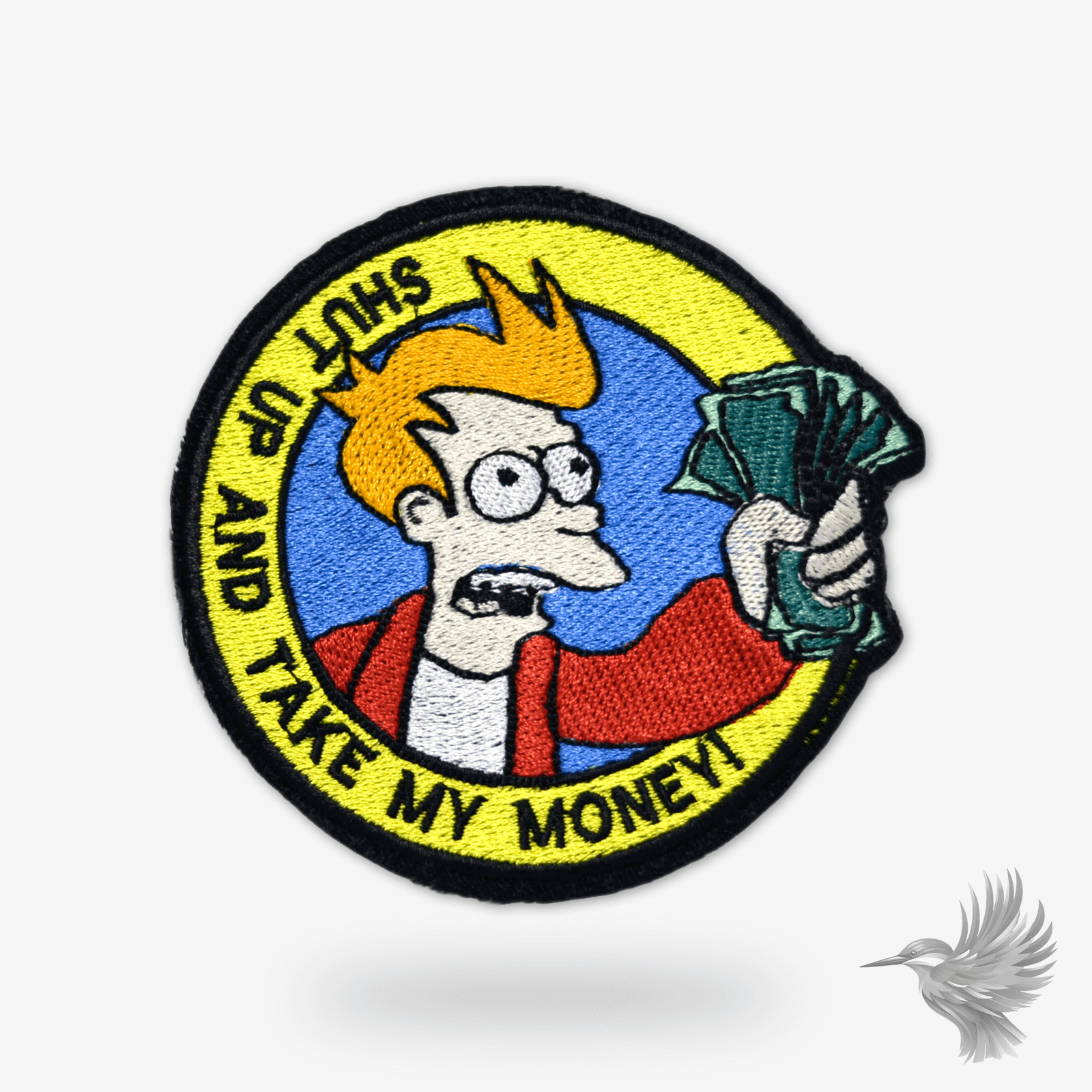 patch med Fry og hans Shut up and take my money