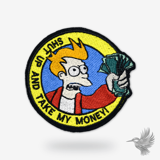 patch med Fry og hans Shut up and take my money