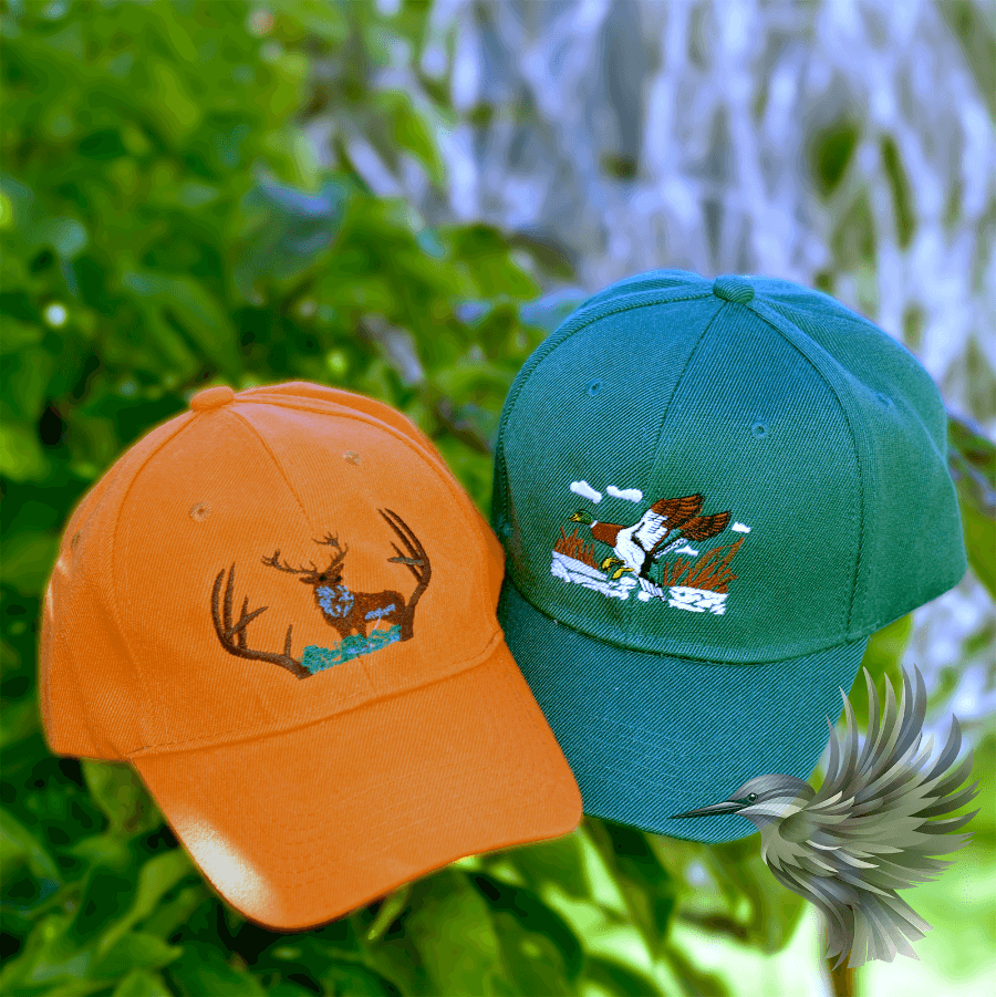 caps, kasketter og hatte med broderi