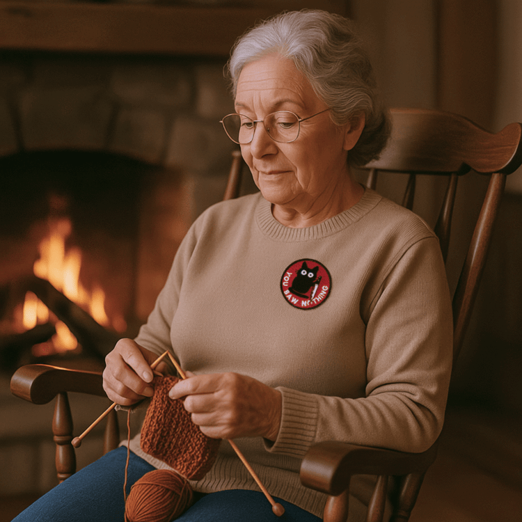 Frække og sjove Strygemærker Stofmærker Patches Lapper Broderi mærker - rød lip patch