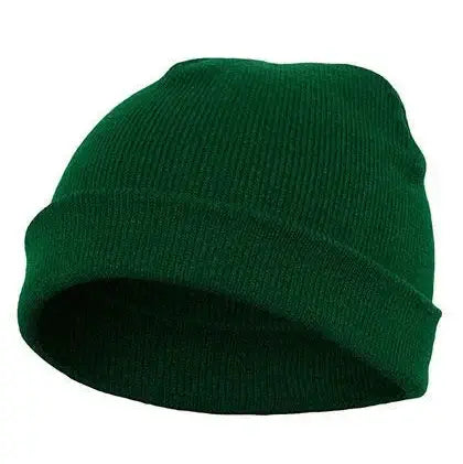 Teen Beanie Hue med personlig Broderi - Valgfri Tekst og Farve grøn beanie hat