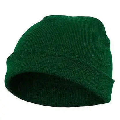 Teen Beanie Hue med personlig Broderi - Valgfri Tekst og Farve grøn beanie hat