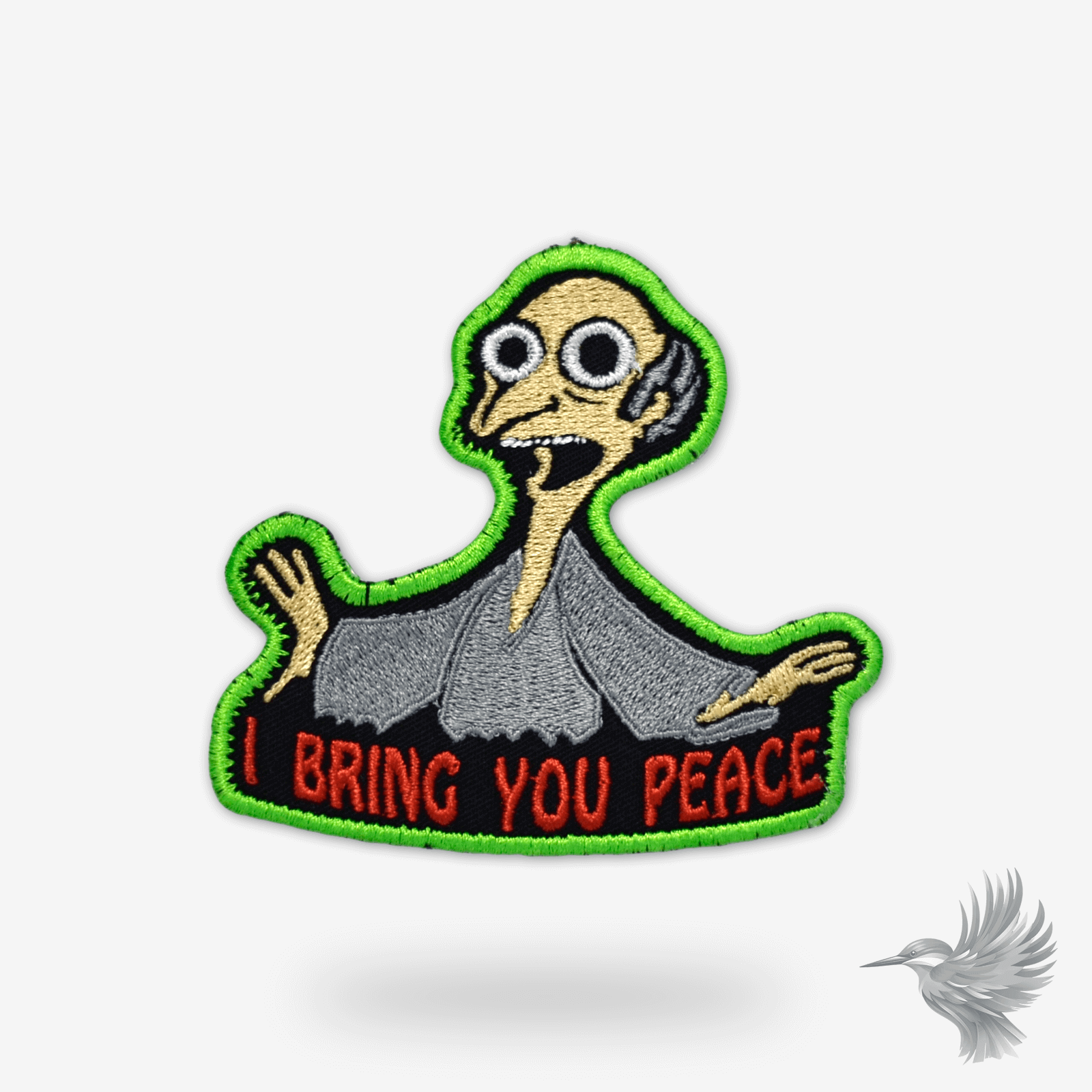 Mr. Burns Patch – “I Bring You Peace” Strygemærke med Simpsons-tvist!