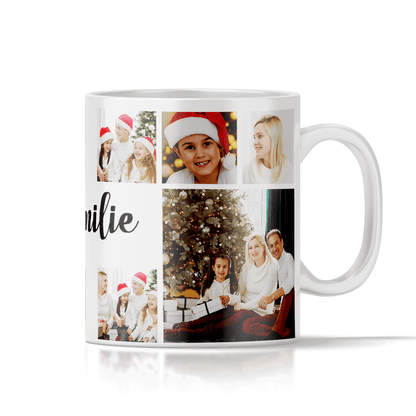 Personligt krus med 10 billeder og navn