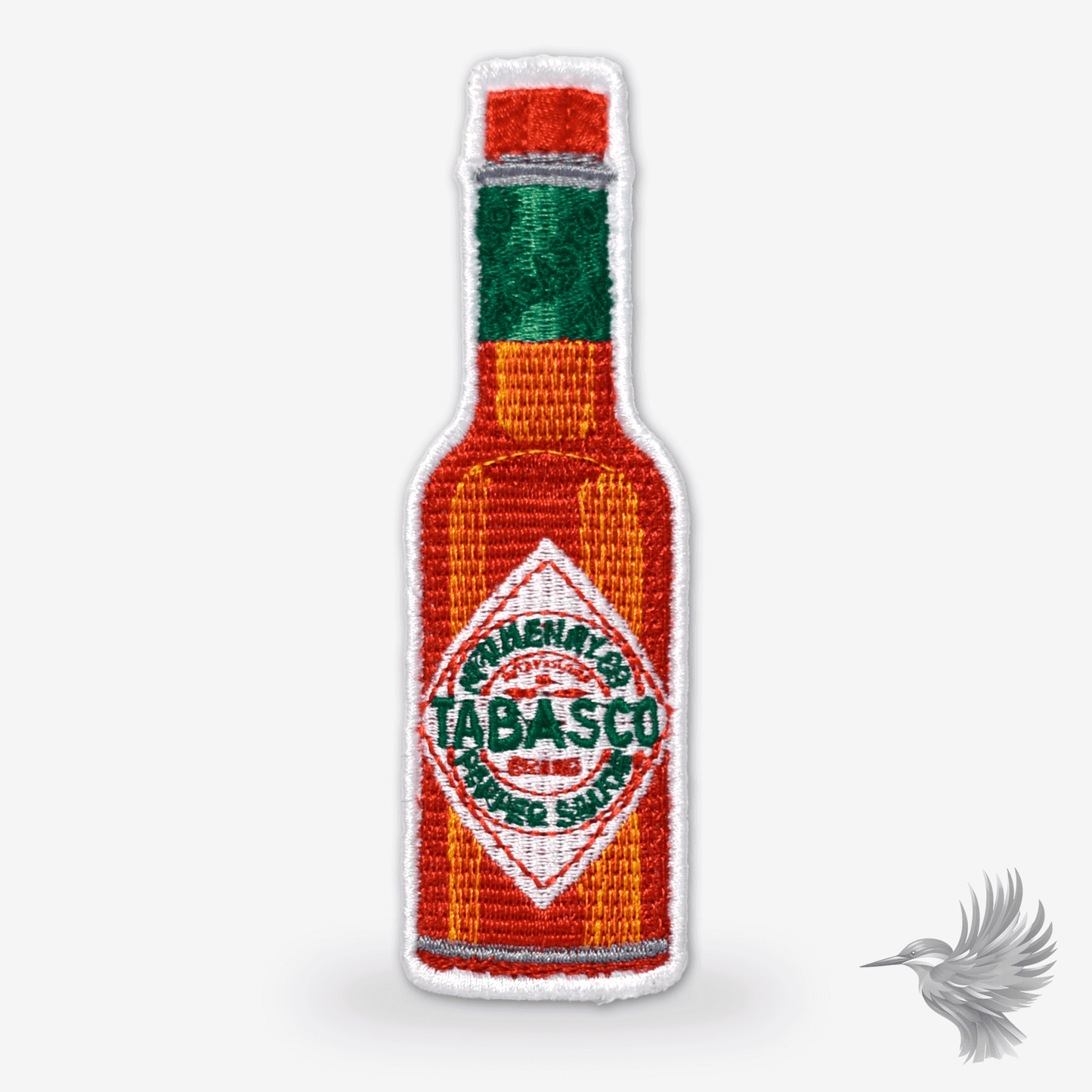 Tabasco som strygemærke til tøj vild stærkt