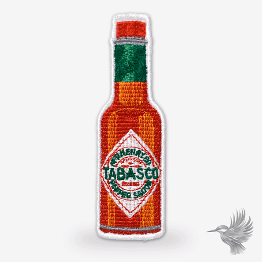 Tabasco som strygemærke til tøj vild stærkt