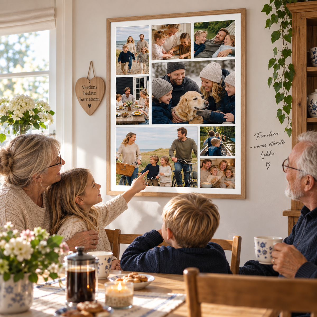Personlig Fotoplakat med 8 Billeder