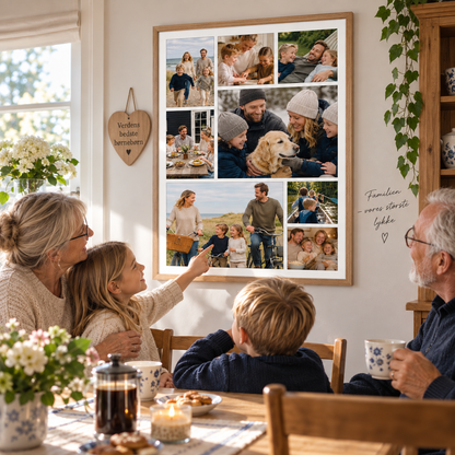 Personlig Fotoplakat med 8 Billeder