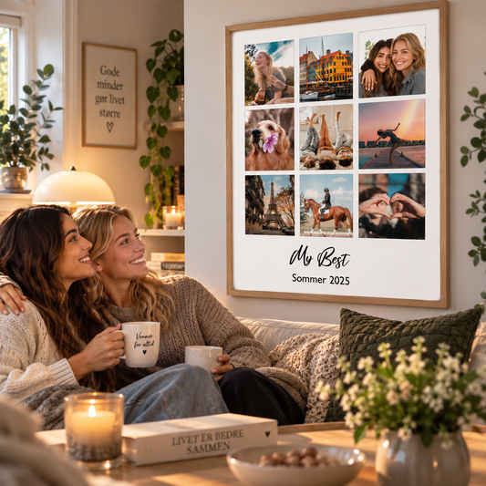 Lav din egen fotoplakat med 9 billeder