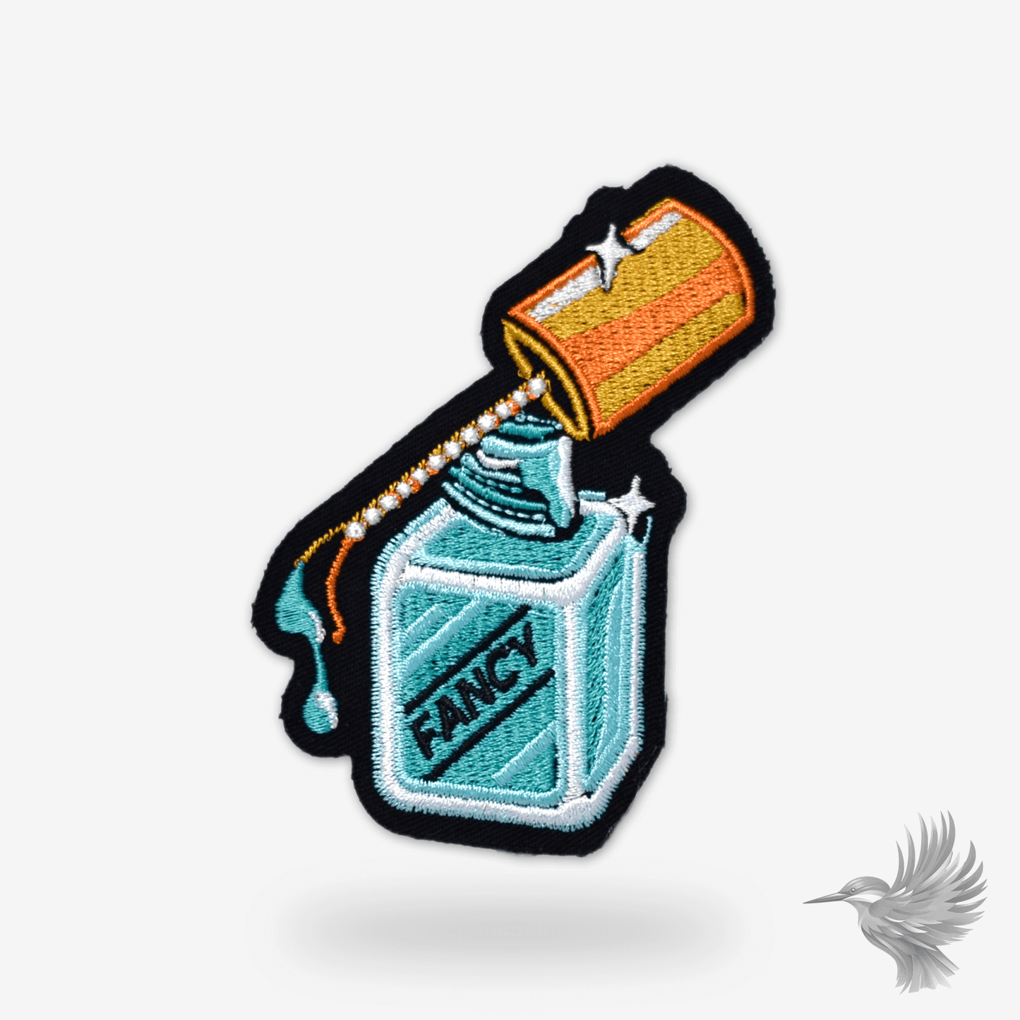 Pop Art Neglelak patch broderet strygemærke