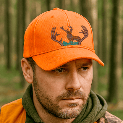 Jagt CAP med rådyr og dit navn på bagsiden