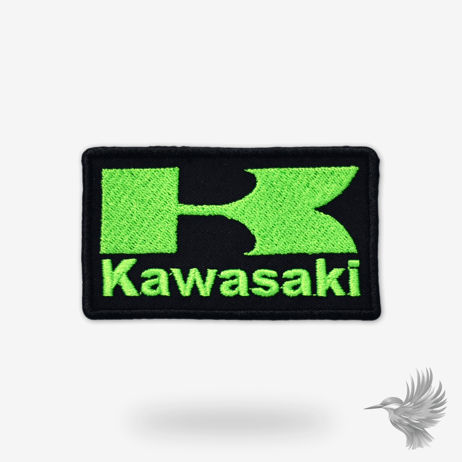 kawasaki broderi patch g stygemærke